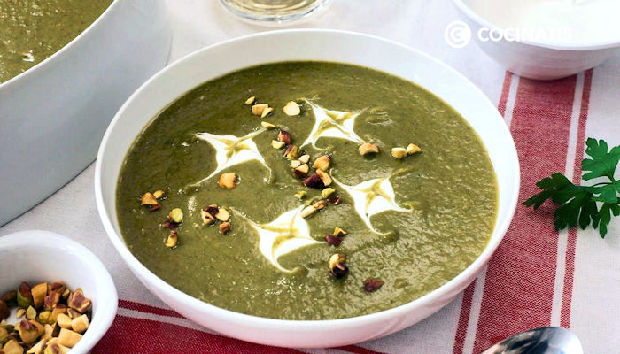 puré de verduras sin patata