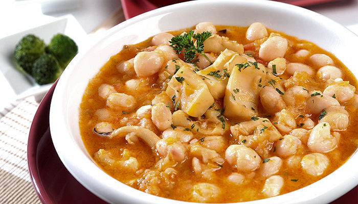 Receta de judías blancas en olla rápida Fagor