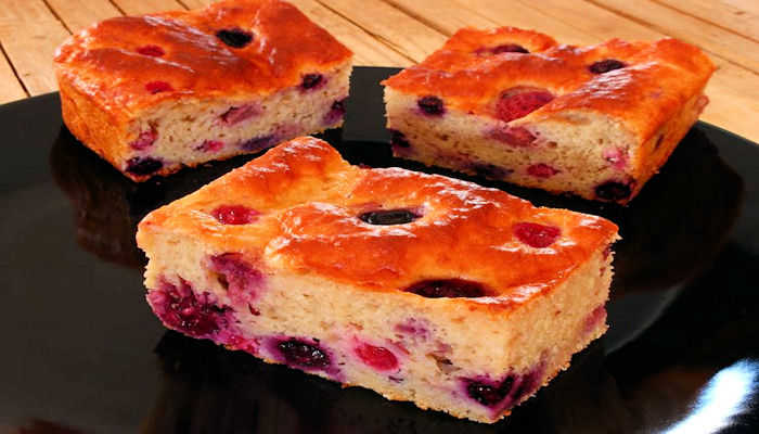 bizcocho fitness de avena y yogurt