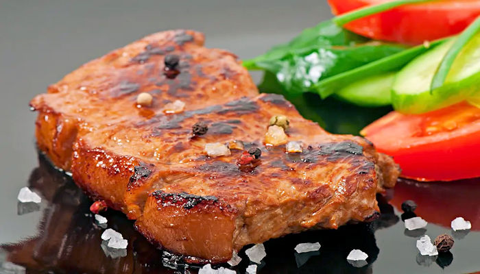 cocinar filetes de lomo en freidora de aire