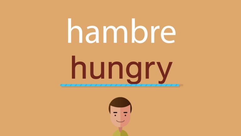 Cómo decir ‘tienes hambre’ en inglés: ¡Aprende el vocabulario básico!