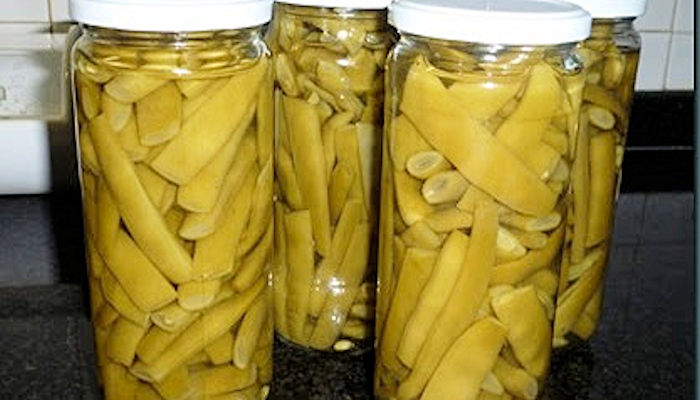 conservar judías verdes en tarros de cristal