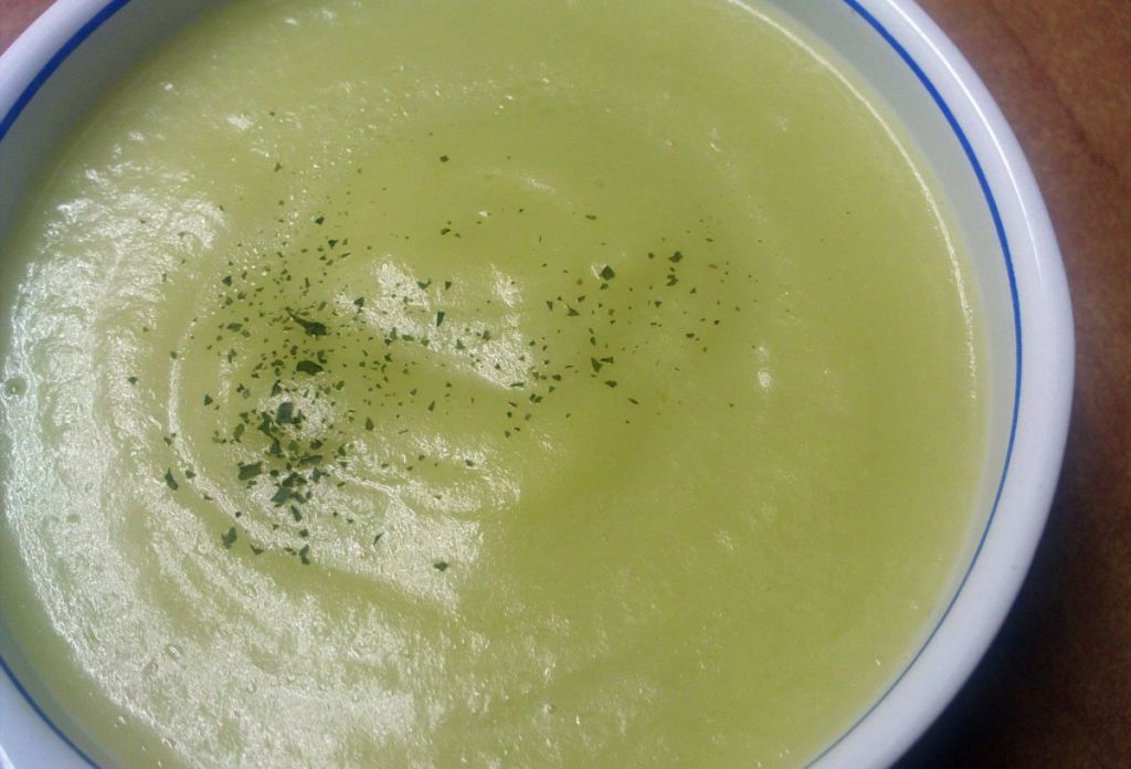 Crema de pepino y patata