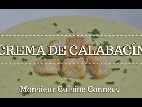 Deliciosa crema de calabacín con Monsieur Cuisine Connect