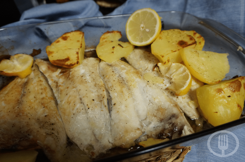 filetes de dorada al horno con limón