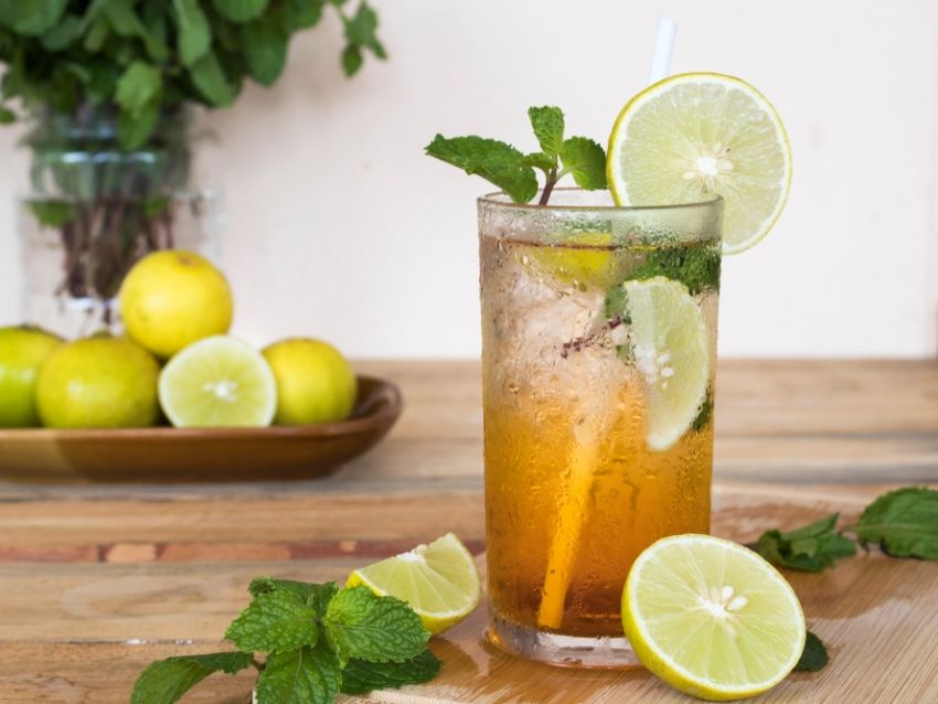 Hierbabuena con limón