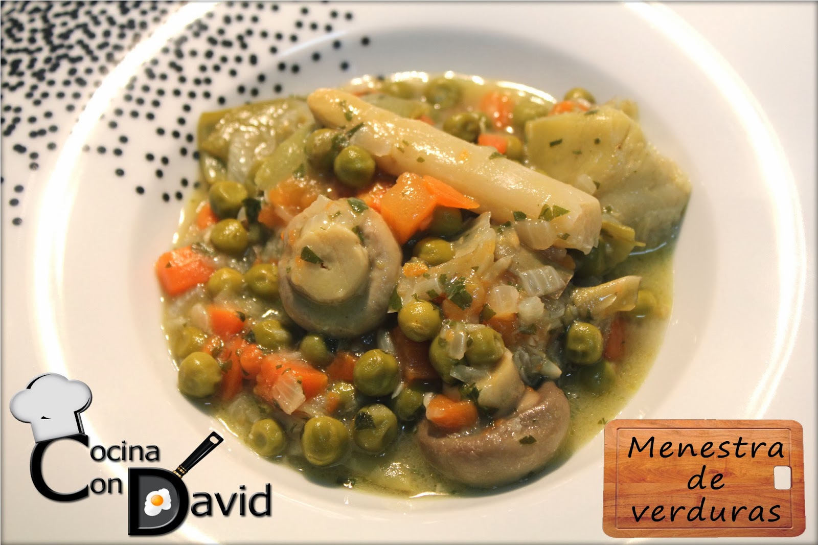 Receta de Menestra de Verduras de Bote