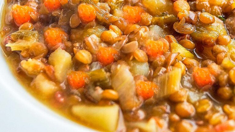 Receta Fácil de Lentejas con Patatas y Zanahorias