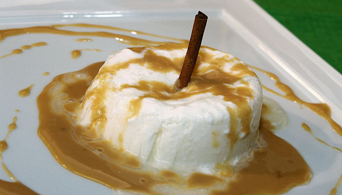 cuajada de dulce de leche