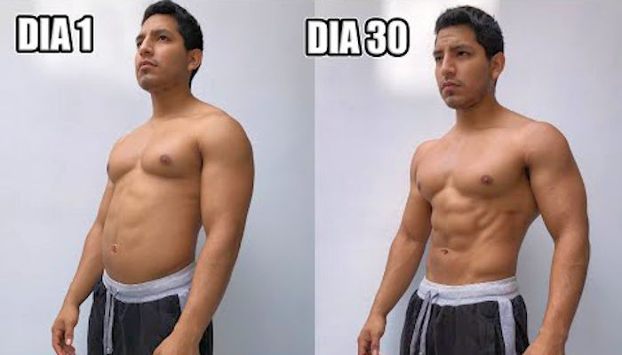 transformación física en 1 mes