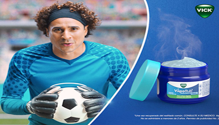 uso de VapoRub en el fútbol